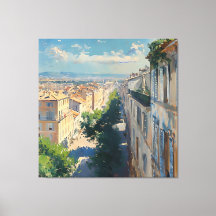 Impressionist image of Mompellier around 1906