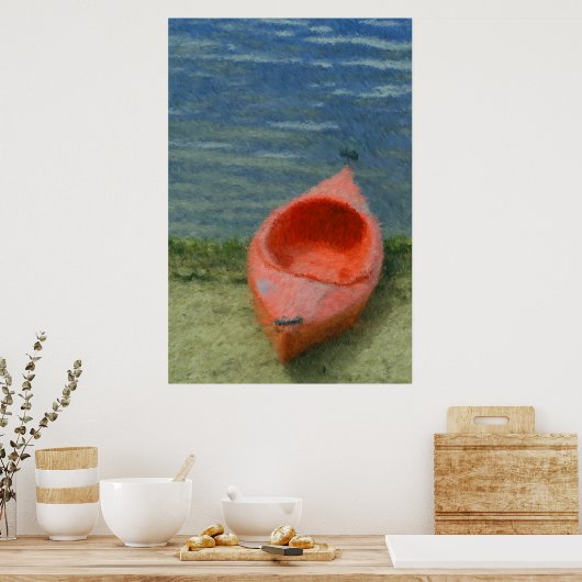 Impressionist Kayak Print Poster (Küche)