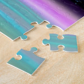 Impressionist kosmischer Phantastischer Lila Unive Puzzle (Seite)