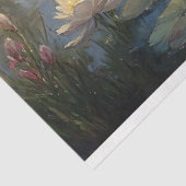 Impressionist Lily Pads on Pond Decoupage Seidenpapier (Ausschnitt)