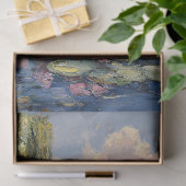 Impressionist Lily Pads Willow Tree Decoupage Seidenpapier (Geschenk)