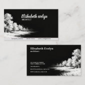 Impressionist Lines - Landscape g432 Visitenkarte (Vorne/Hinten)