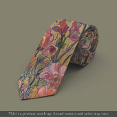 Impressionist Meadow Floral Necktie Krawatte
