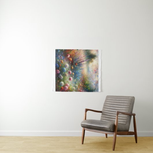 Impressionist Meadow Mosaik Wandteppich (Beispiel (Horizontal))