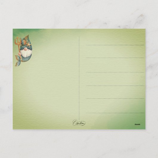 Impressionist Oban Feiertagspostkarte (Rückseite)