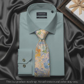 Impressionist Pastel Floral Necktie Krawatte