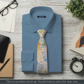 Impressionist Pastel Floral Necktie Krawatte