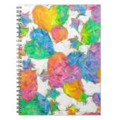 Impressionist Pastel Valentine Hearts Notizblock (Vorderseite)