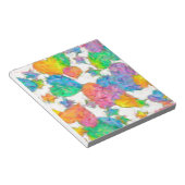 Impressionist Pastel Valentine Hearts Notizblock (angewinkelt)