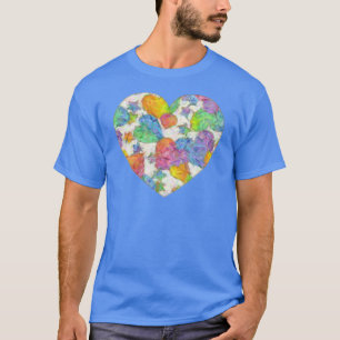 Impressionist Pastel Valentine Hearts T-Shirt