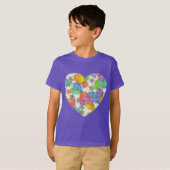 Impressionist Pastel Valentine Hearts T-Shirt (Vorne ganz)