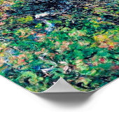 Impressionist People Monet View von Bordighera Fam Poster (Ecke)