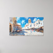 Impressionist picture of Tunesia Leinwanddruck (Vorderseite)