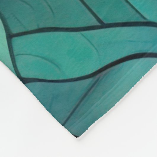 Impressionist Pink Dahlia Fleecedecke (Ecke)