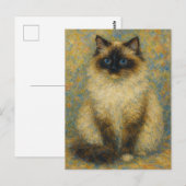 Impressionist Ragdoll Postkarte (Vorne/Hinten)