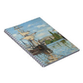 Impressionist Segelschiff Spiral Notebook Notizblock (Rechte Seite)