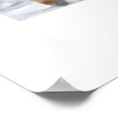 Impressionist Sharpei Poster (Ecke)