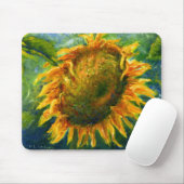 Impressionist-Sonnenblume-Gesicht Mousepad (Mit Mouse)