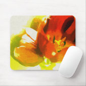 Impressionist Spring Tulips Mouse Pad Mousepad (Mit Mouse)