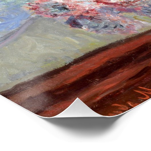 Impressionist Still Life Floral Poster (Ecke)