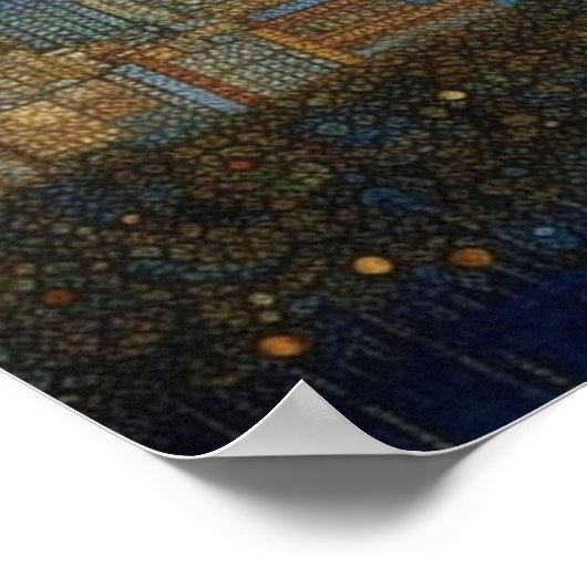 Impressionist Style Empire State Gebäude Poster (Ecke)