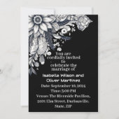 Impressionist Sun Blume künstlerischen Ausdruck Einladung (Vorderseite)