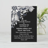 Impressionist Sun Blume künstlerischen Ausdruck Einladung (Stehend Vorderseite)