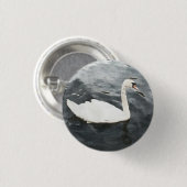 Impressionist Swan Button (Vorne & Hinten)