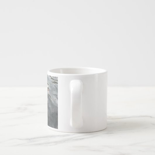 Impressionist Swan Espressotasse (Rückseite)