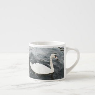 Impressionist Swan Espressotasse