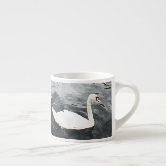 Impressionist Swan Espressotasse (Rechts)