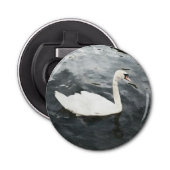Impressionist Swan Flaschenöffner (Vorderseite)