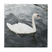 Impressionist Swan Fliese (Vorderseite)