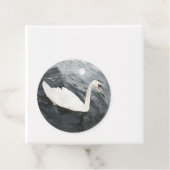 Impressionist Swan Geschenkanhänger (Beispiel)