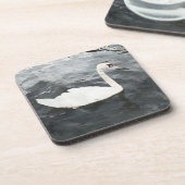 Impressionist Swan Getränkeuntersetzer (Linke Seite)