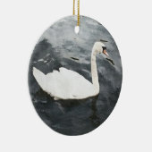 Impressionist Swan Keramik Ornament (Rechts)