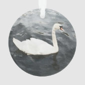 Impressionist Swan Ornament (Rückseite)