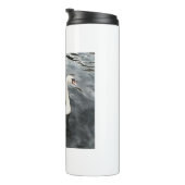 Impressionist Swan Thermosbecher (Nach rechts gedreht)