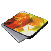 Impressionist Tulip Laptop-Computerschläfer Laptopschutzhülle (Vorne Knopf)