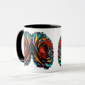 Impressionistin Elegance: Leinwand-Kaffee-Tasse Tasse (Vorderseite Links)