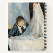 Impressionistin Mutter beim Kinderschlafen zusehen Notizblock (Rückseite)