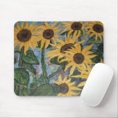 Impressionistin Sonnenblume Mousepad (Mit Mouse)
