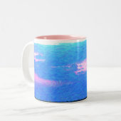 Impressionistin Sunset Keramik Tasse (Vorderseite Links)