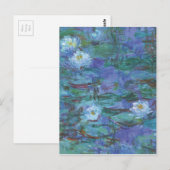 Impressionistin Textur Postkarte (Vorne/Hinten)