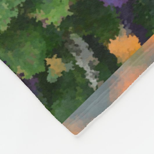 Impressionistisch Fleecedecke (Ecke)