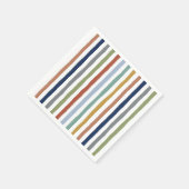 Impressionistisch Inspirierte Farben HandGezeichne Serviette (Ecke)