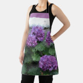 Impressionistisch Lila Hydrangea-Blüten Schürze (InSitu)
