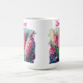 Impressionistisch-rosa Hyacinths Hyacinth Kaffeetasse (Mittel)
