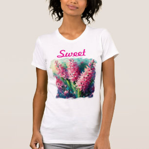 Impressionistisch-rosa Hyacinths Hyacinth T-Shirt