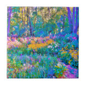 Impressionistische Blume der Gartenlandschaft Fliese (Vorderseite)
